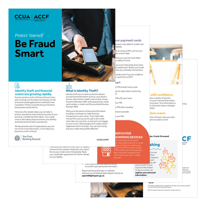 Be Fraud Smart - Print-Ready Leaflet and Digital Brochure