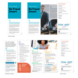 Be Fraud Smart - Print-Ready Leaflet and Digital Brochure