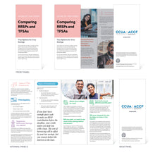 Load image into Gallery viewer, Comparing RRSPs and TFSAs - Print-Ready Leaflet &amp; Digital Brochure